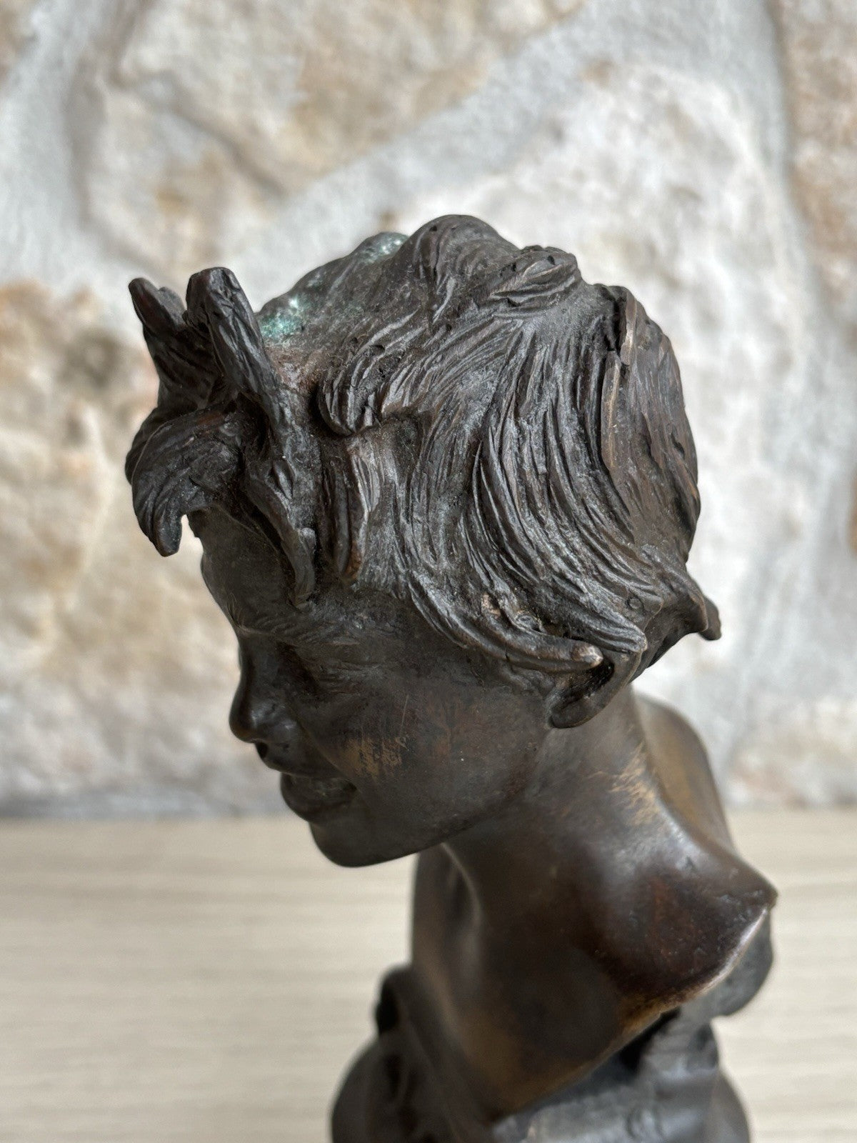 Scultura Vintage In Bronzo, Scugnizzo, V.Gemito