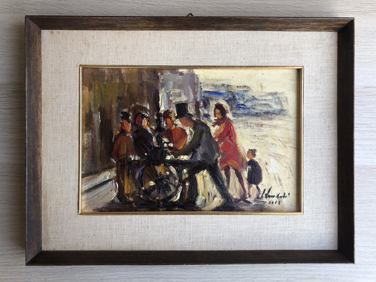 Quadro -Arrotino- dipinto a olio