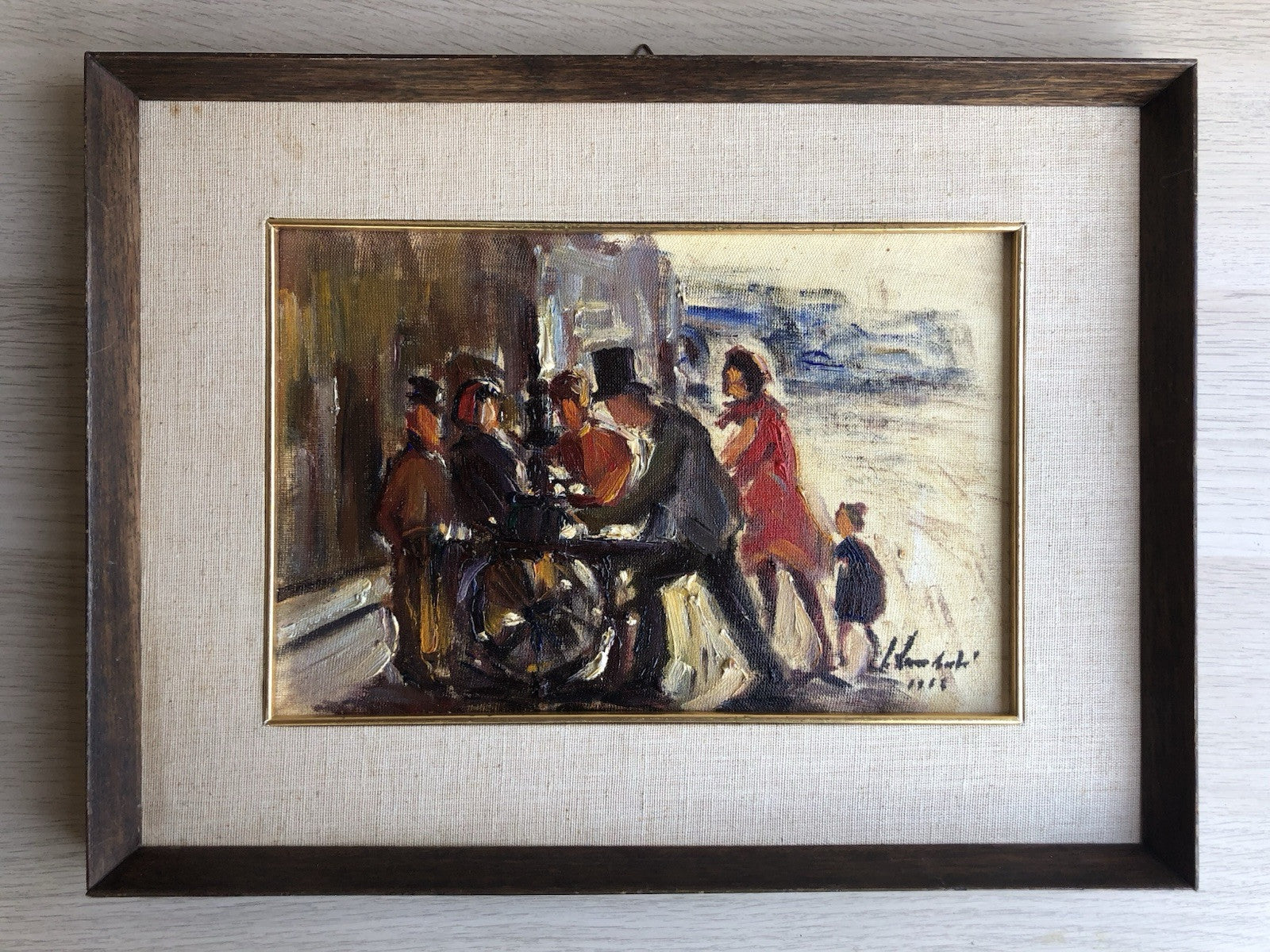Quadro -Arrotino- dipinto a olio
