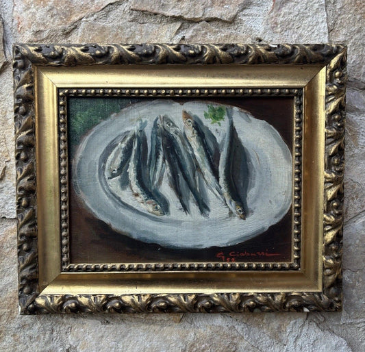 Quadro -Natura Morta- dipinto a olio su tavoletta