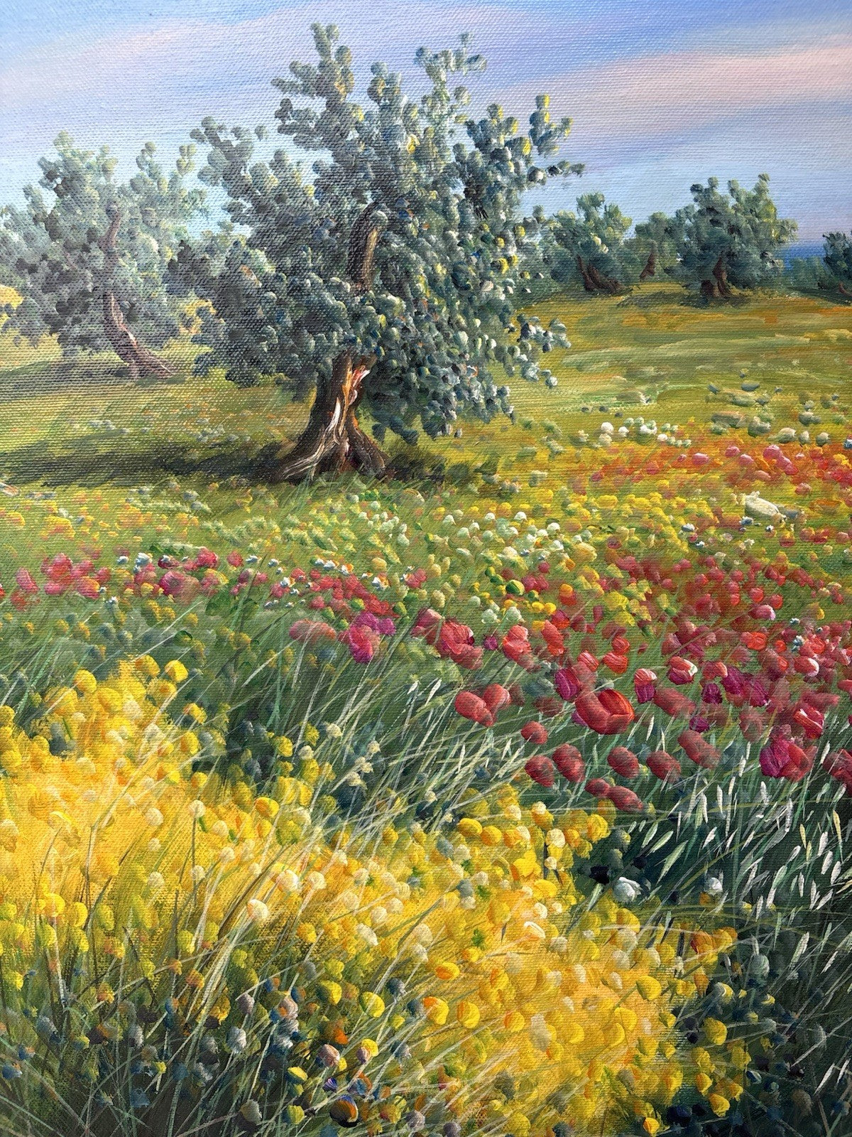 Quadro -Paesaggio- Antonio Anelli- dipinto a olio su tela