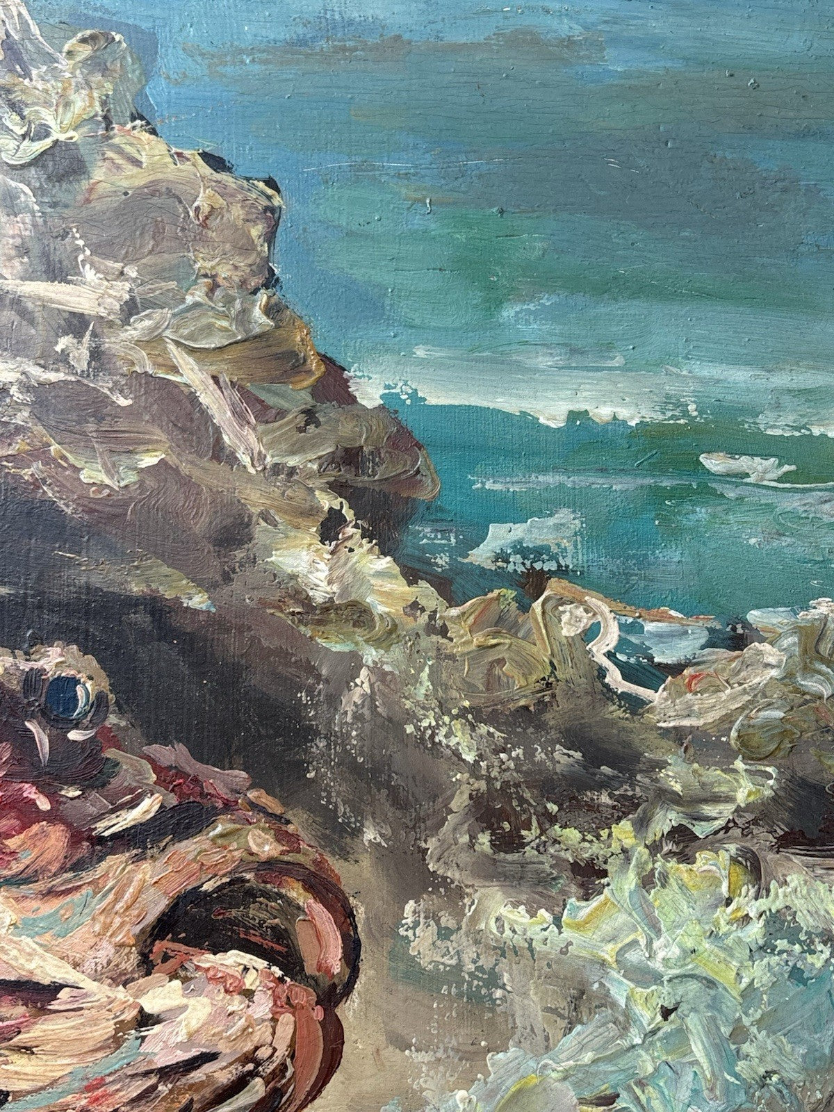 Quadro -Scorfano Rosso- Guido Casciaro dipinto a olio