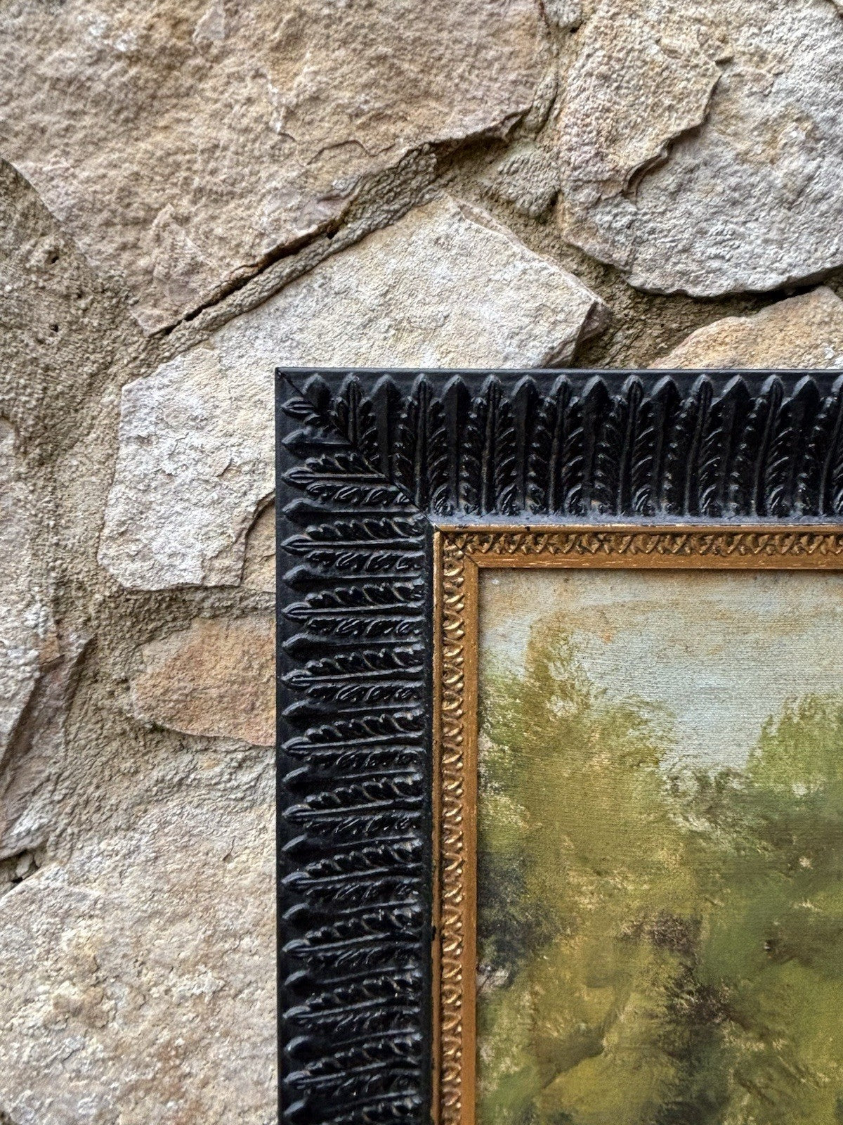 Quadro -Mattino Sul Lago- Arturo Bacio Terracina dipinto a olio