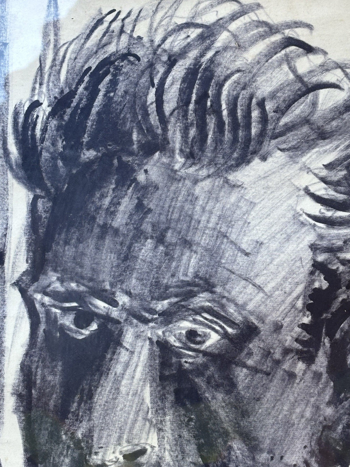 Quadro -Figura- Guido Casciaro tecnica mista su carta