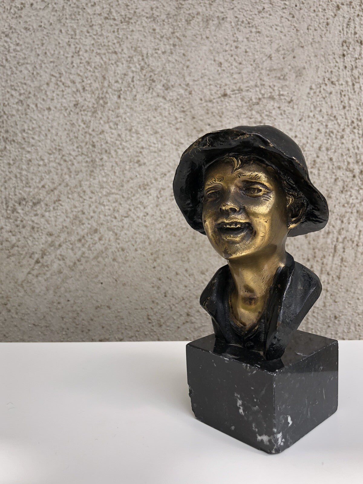 Scultura In Bronzo Vintage “Scugnizzo”