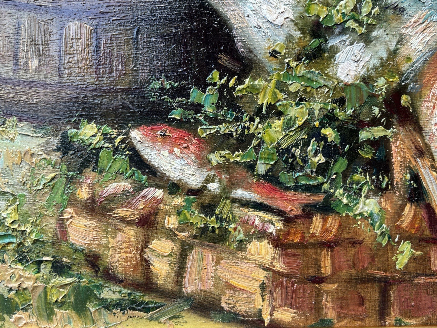 Quadro -Pesci- Salvatore Rodriquez dipinto a olio