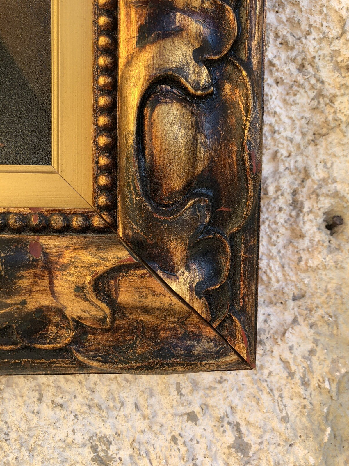 Quadro vintage -Figura- dipinto a olio su tela