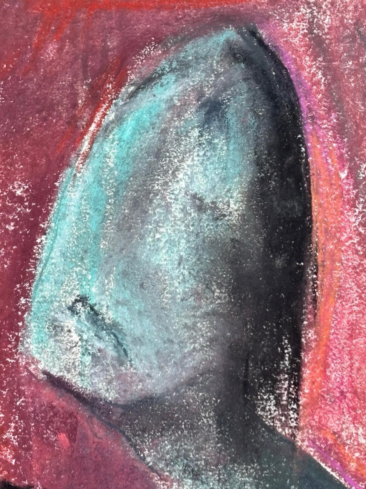 Quadro-Figura Astratta- Mario Sangiovanni tecnica mista