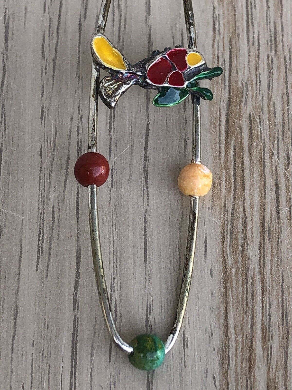 Sonaglino Vintage In Argento 800 E Smalto