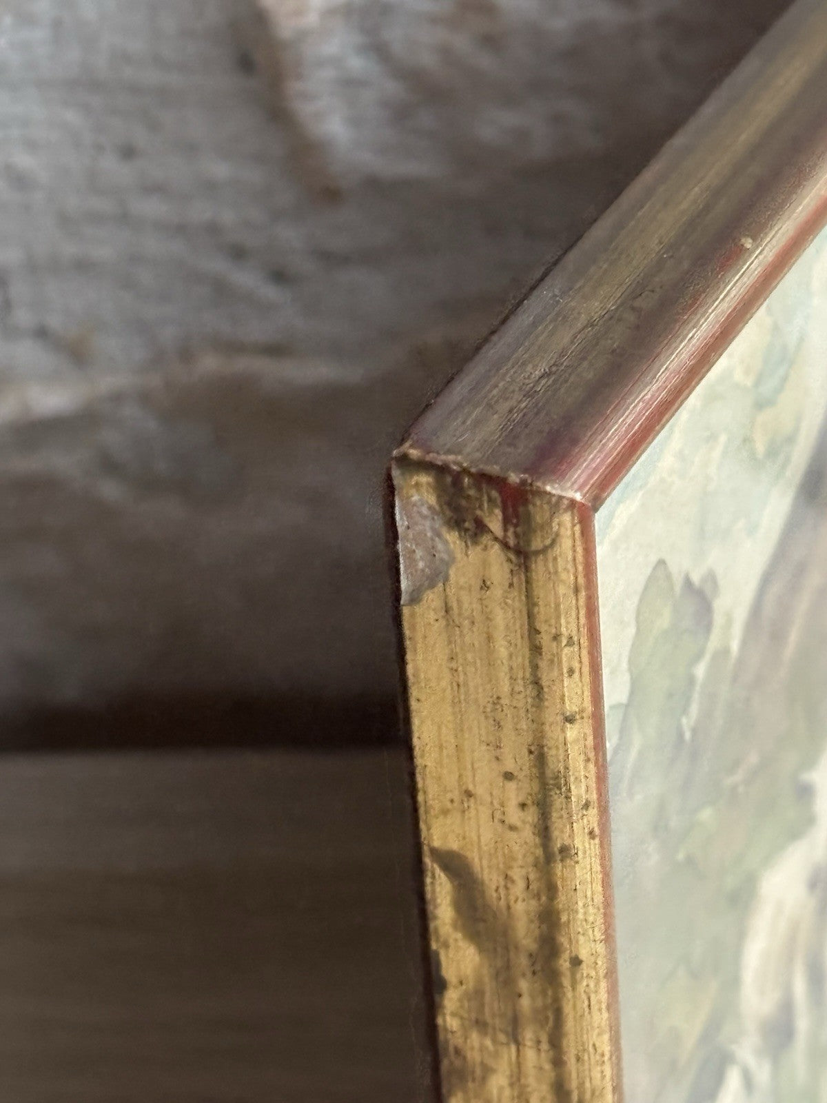 Quadro miniatura -Capre Al Pascolo- realizzato ad acquerello su carta