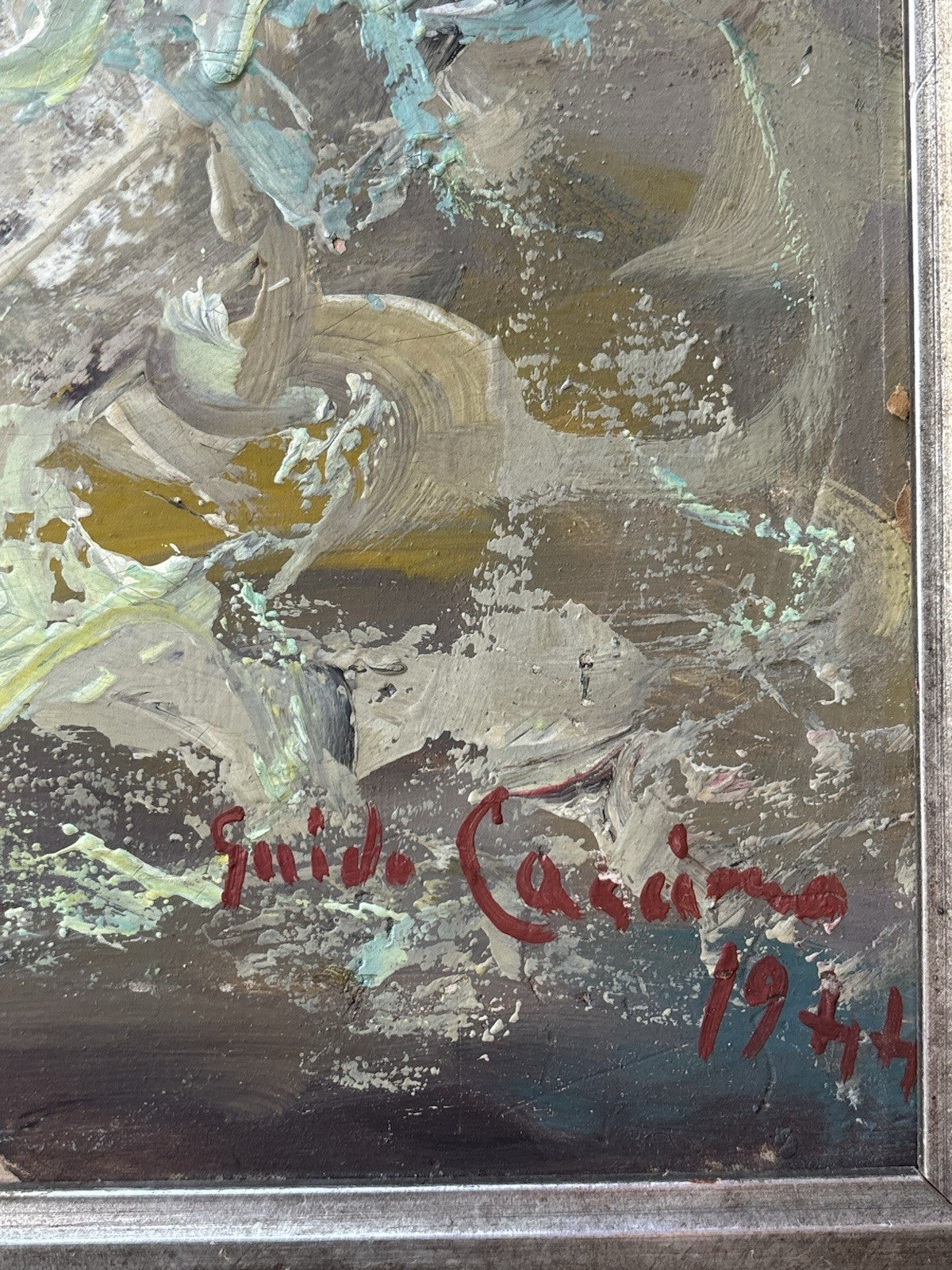 Quadro -Scorfano Rosso- Guido Casciaro dipinto a olio