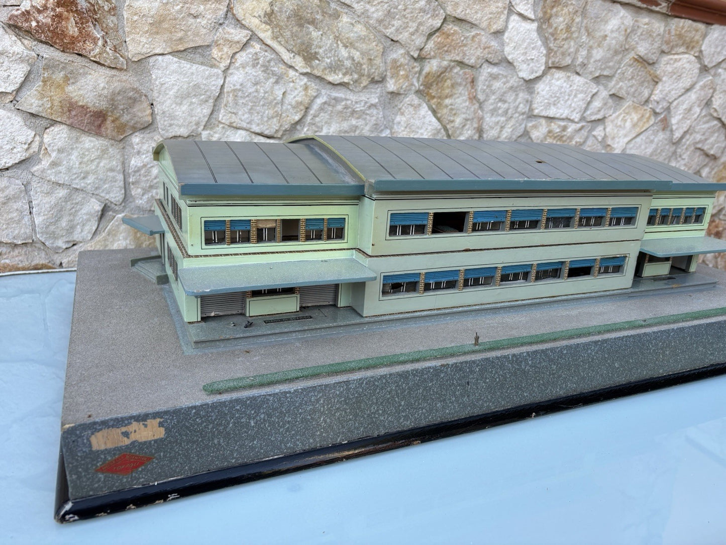 Modello Architettonico vintage, Olificio, Toffoli E Figli, Modello Scientifico