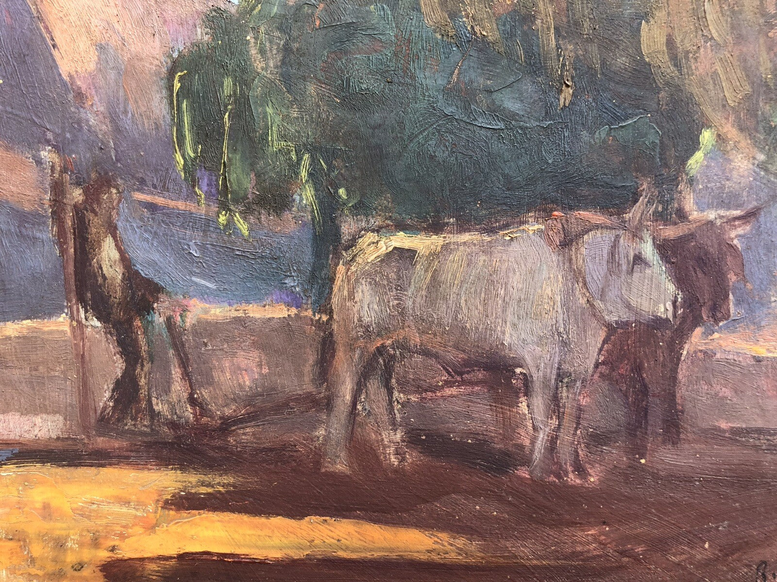 Quadro -Paesaggio- Raffaele Limauro dipinto a olio