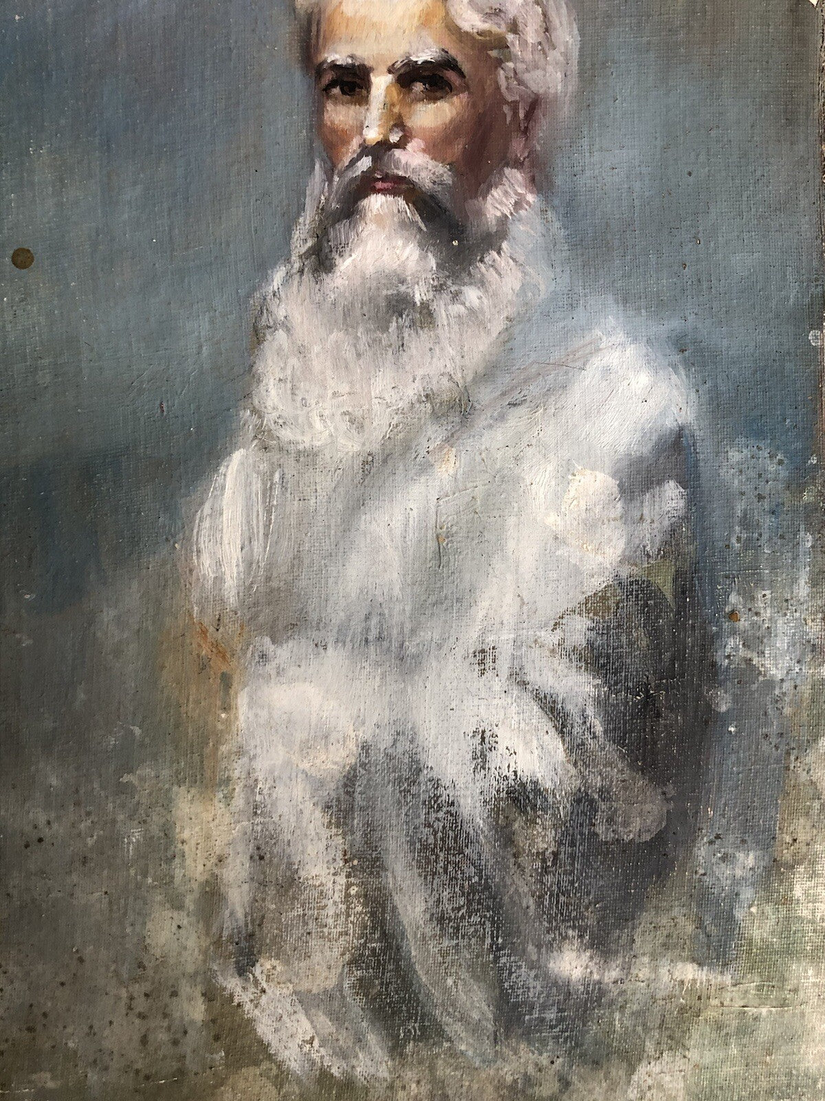 Quadro antico -Santo- dipinto a olio