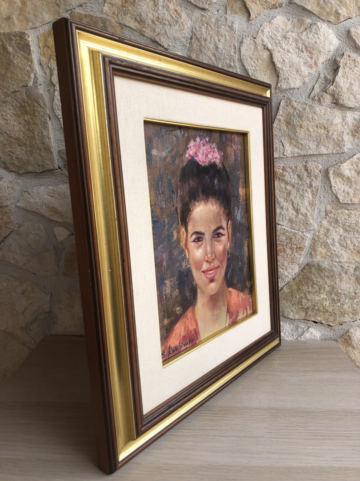 Quadro -Figura Di Donna- dipinto a olio