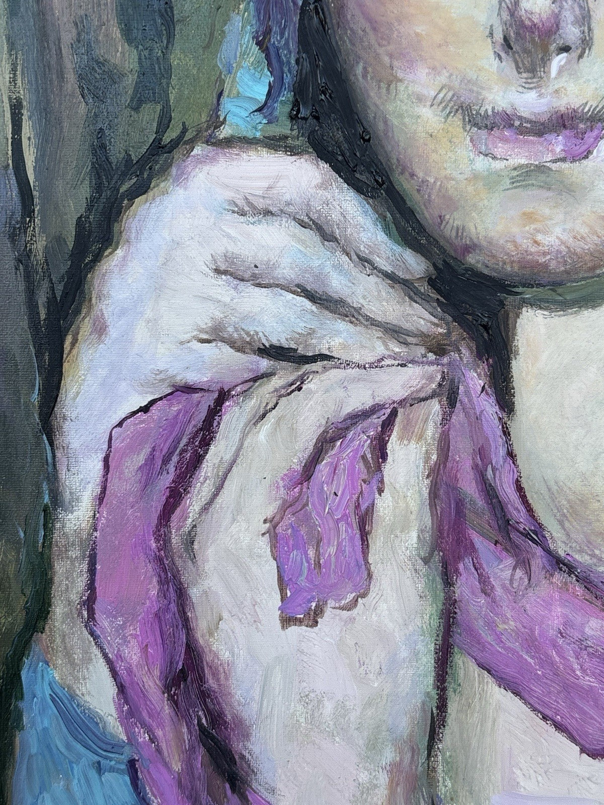 Quadro -Figura Femminile- Giuseppe Ciavolino- dipinto a olio su tela