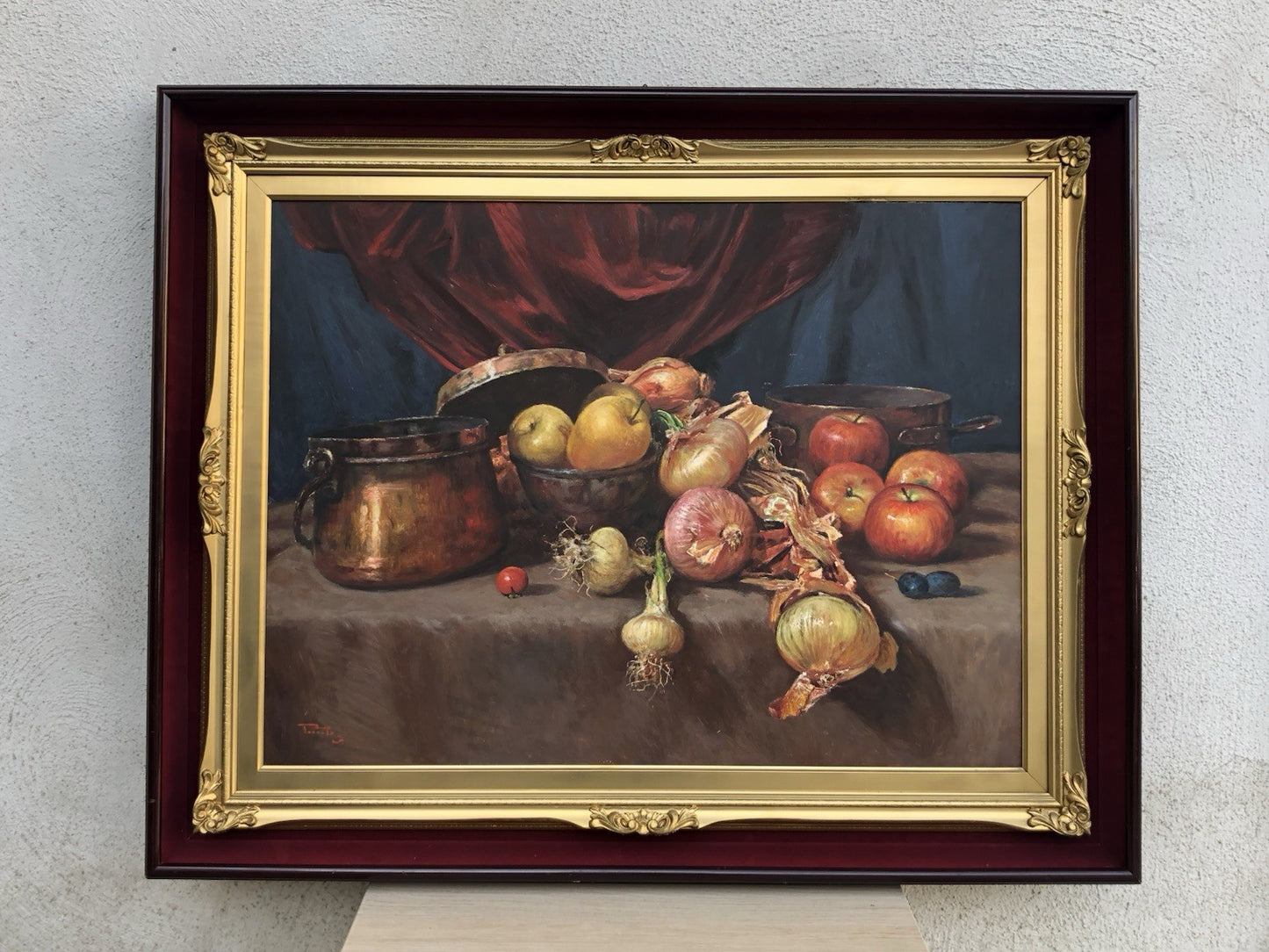 Quadro -Natura Morta- Giovanni Parlato dipinto a olio