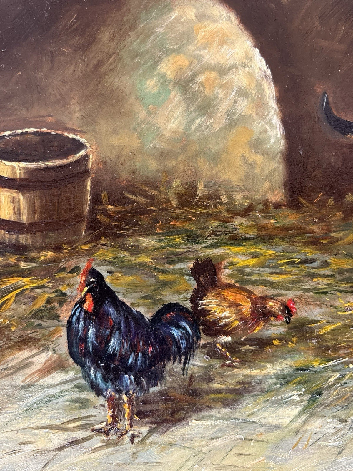 Quadro -Figure Animali- dipinto a olio