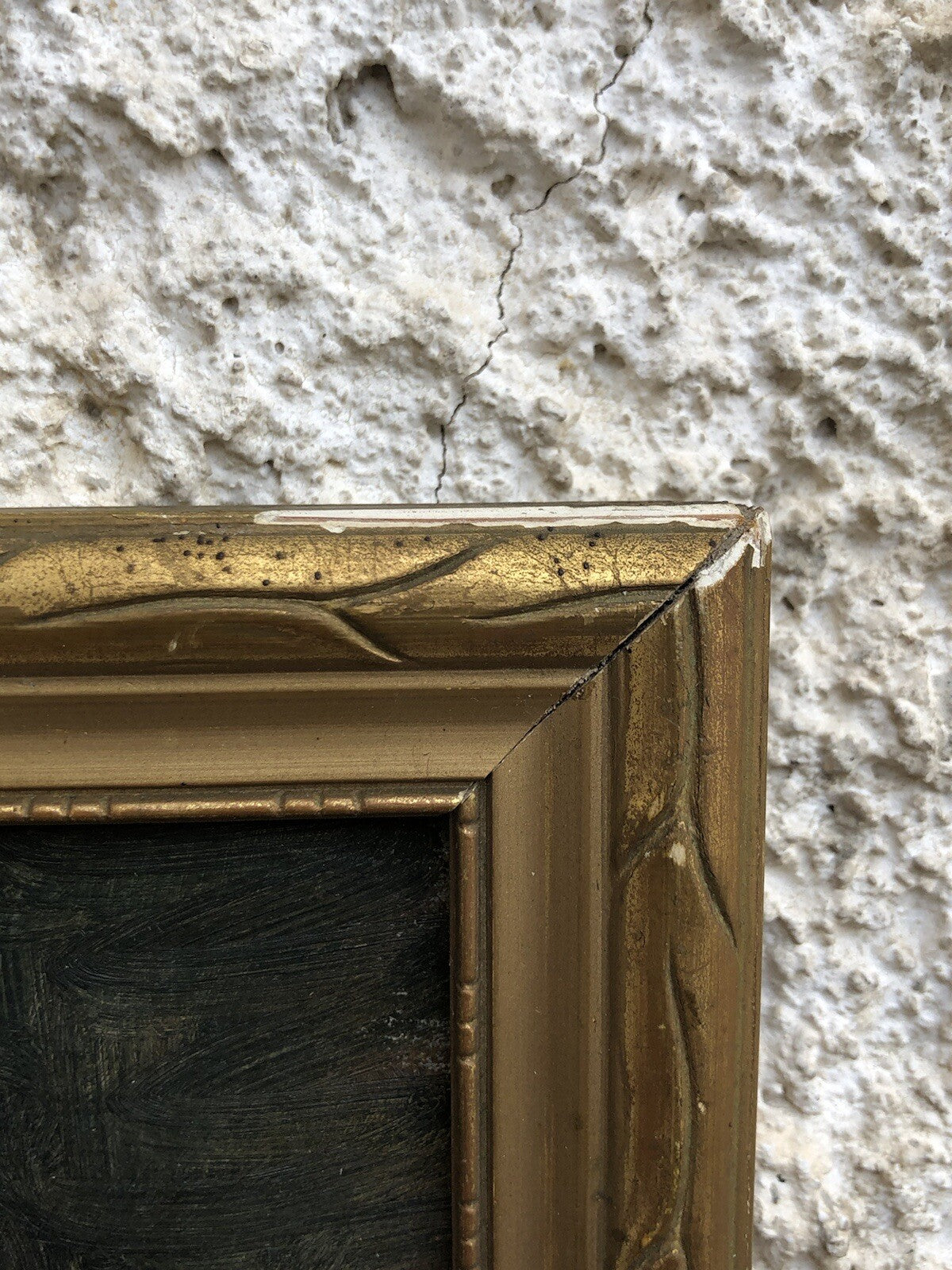 Quadro antico -Scolaretto- dipinto a olio su tavoletta