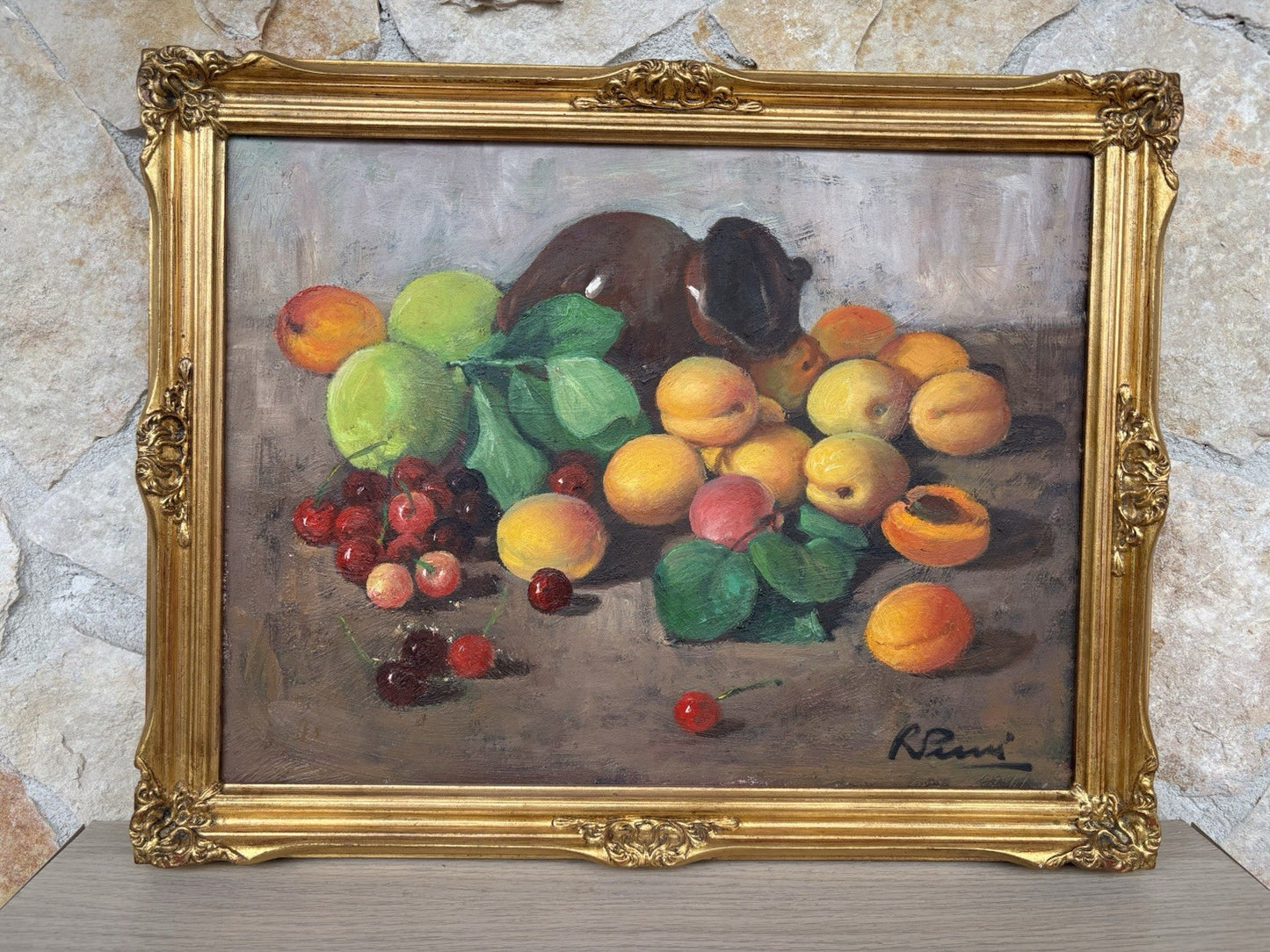 Quadro -Natura Morta- Raffaele Pucci dipinto a olio su tela