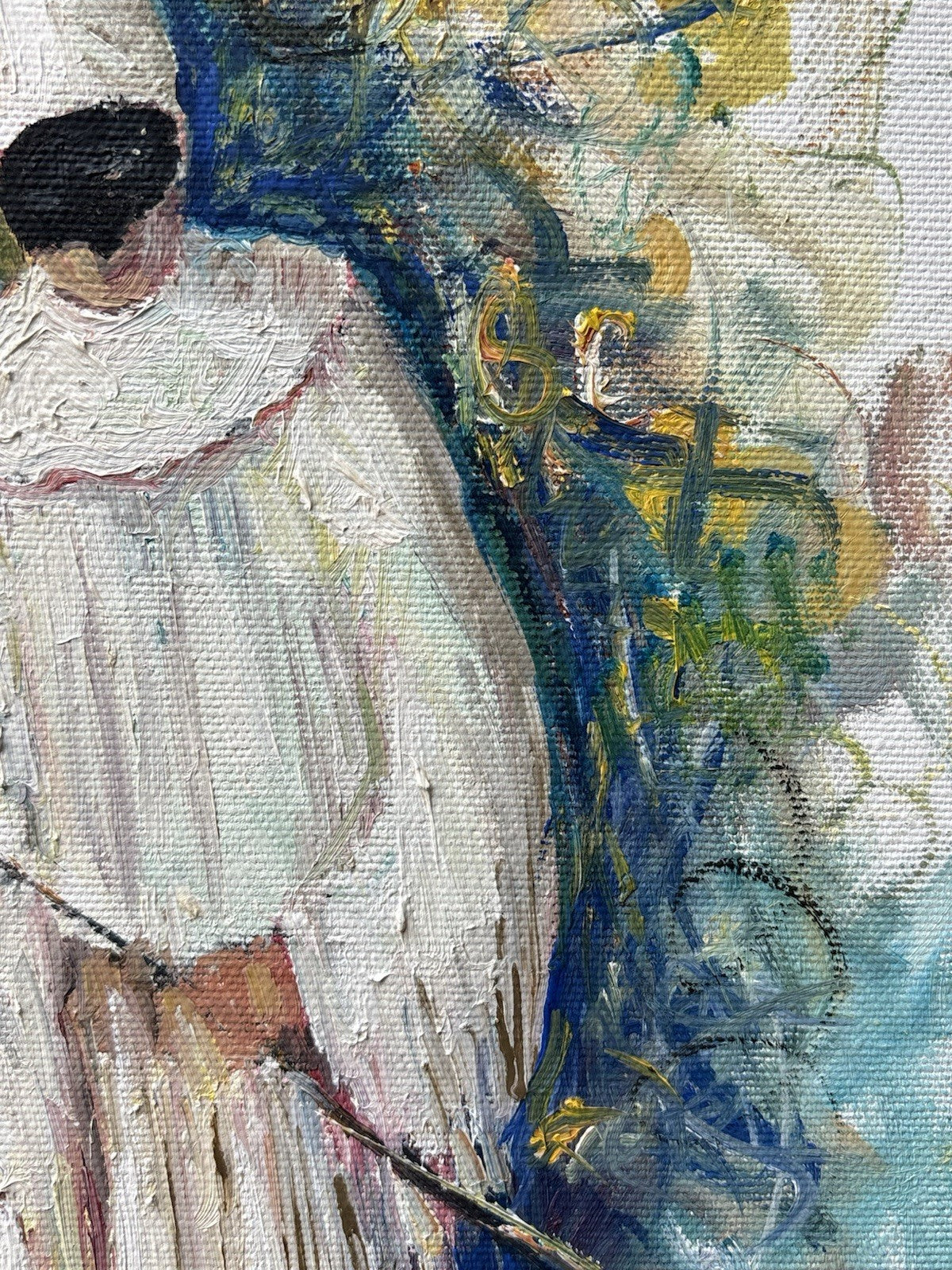 Quadro -Pulcinella- Rocco Carvelli- dipinto a olio su tela
