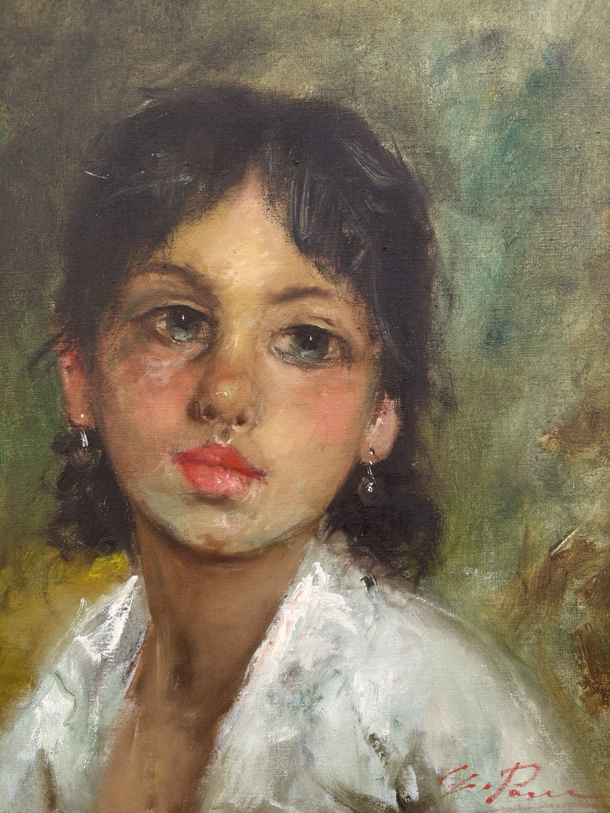 Quadro -Figura Di Donna- Giovanni Pane dipinto a olio su tela