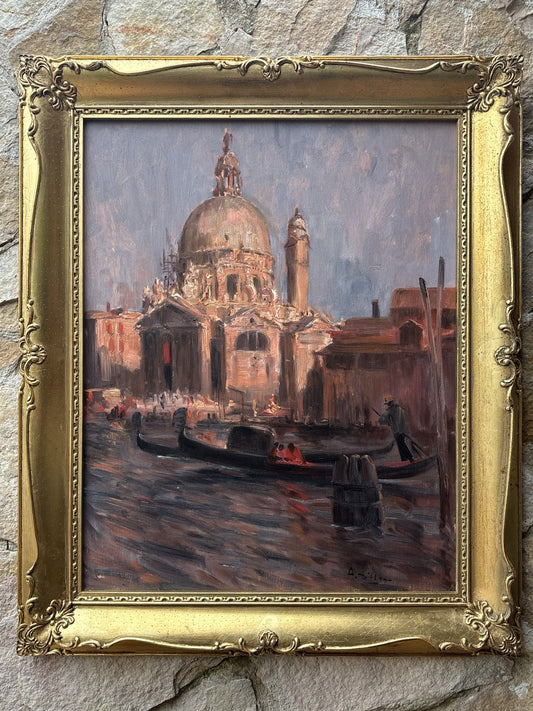 Quadro -Marina Di Venezia- Antonio D’urso- dipinto a olio