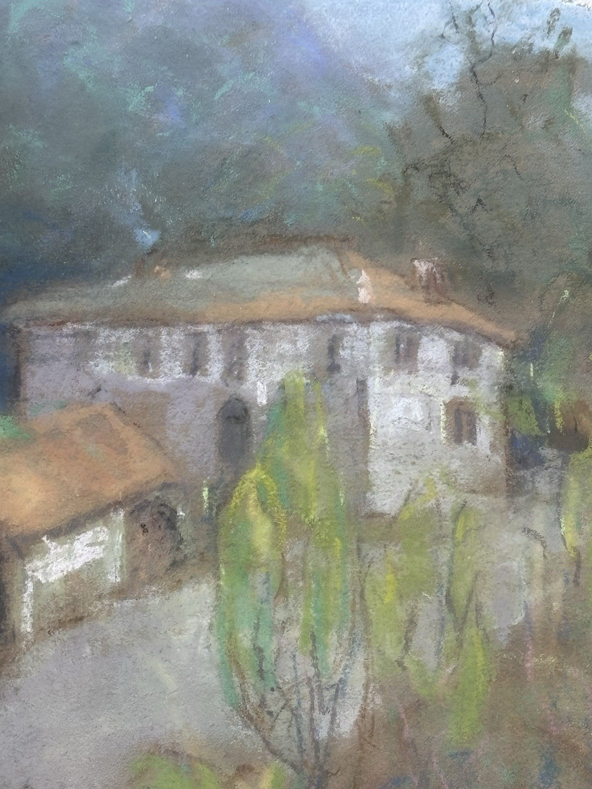 Quadro -Paesaggio- Raffaele Limauro realizzato a pastello