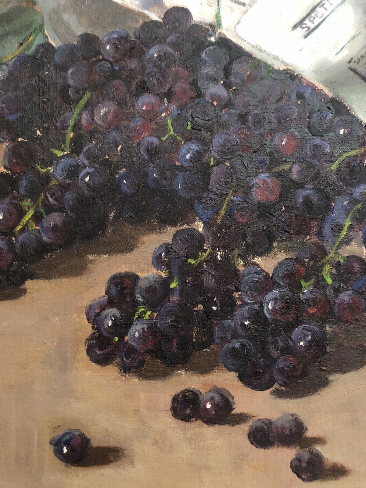 Quadro vintage -Natura Morta- dipinto a olio su tela