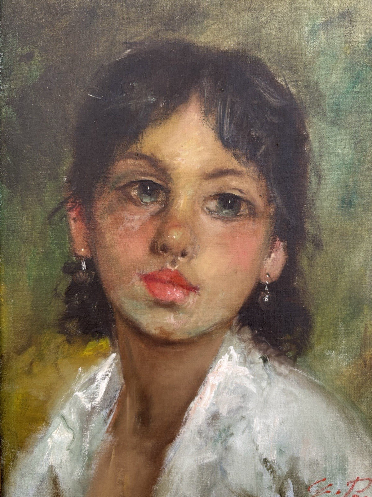 Quadro -Figura Di Donna- Giovanni Pane dipinto a olio su tela
