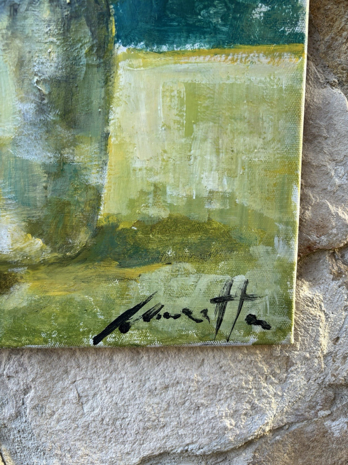 Quadro -Vaso Con Fiori- dipinto a olio su tela