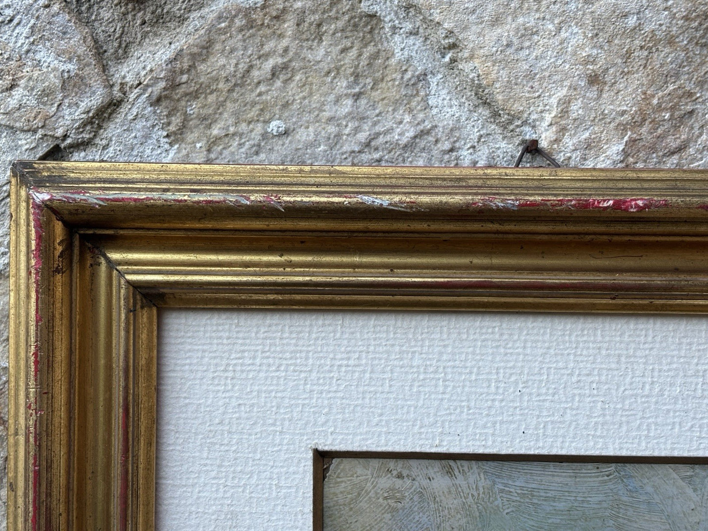 Quadro miniatura -Marina- Giovanni Brancaccio dipinto a olio