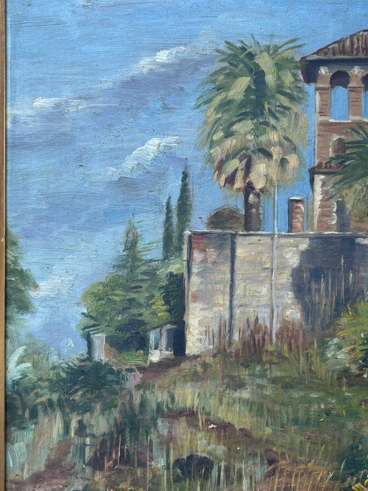 Quadro -Paesaggio- dipinto a olio
