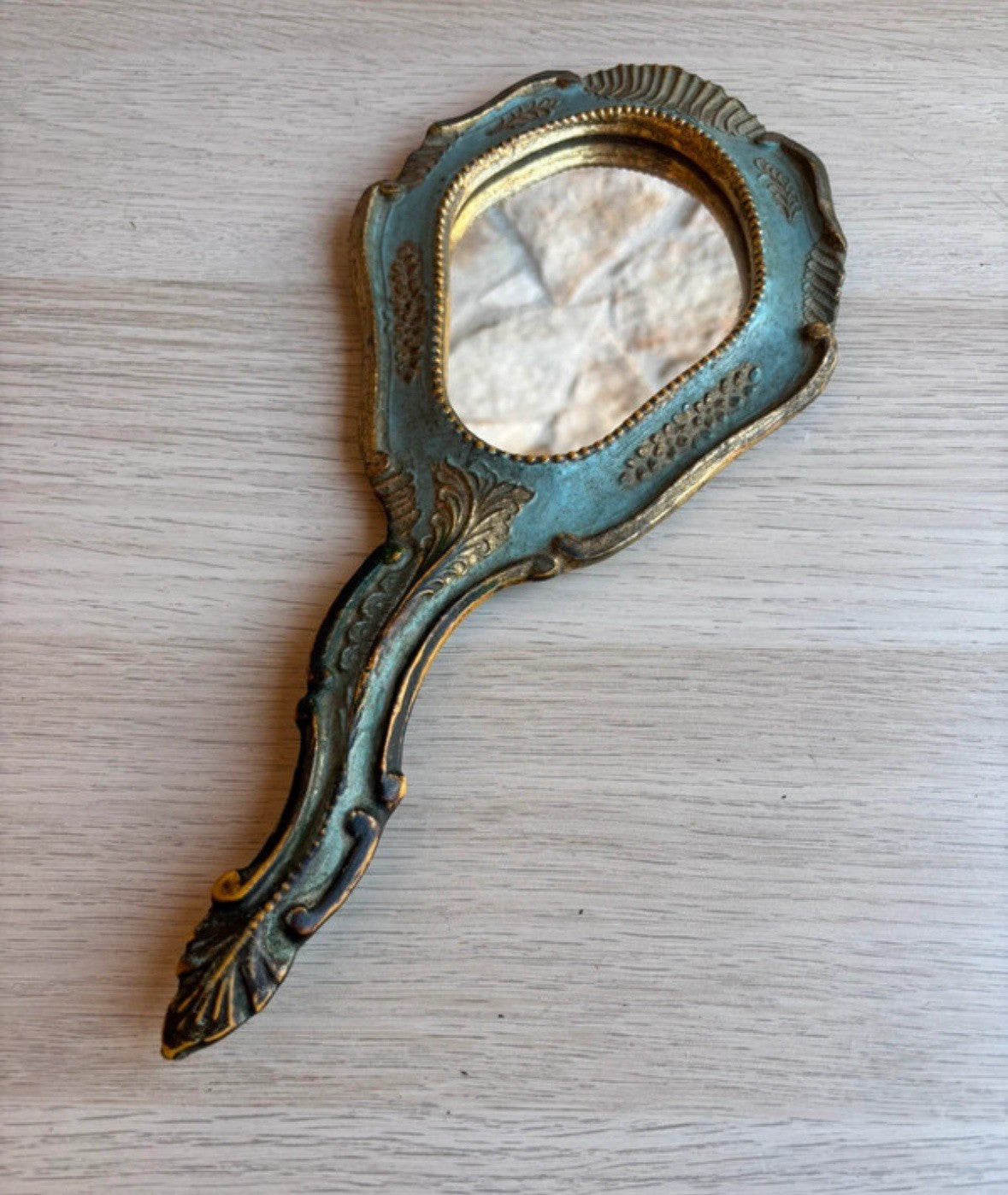 Specchio Vintage In Legno Fiorentino