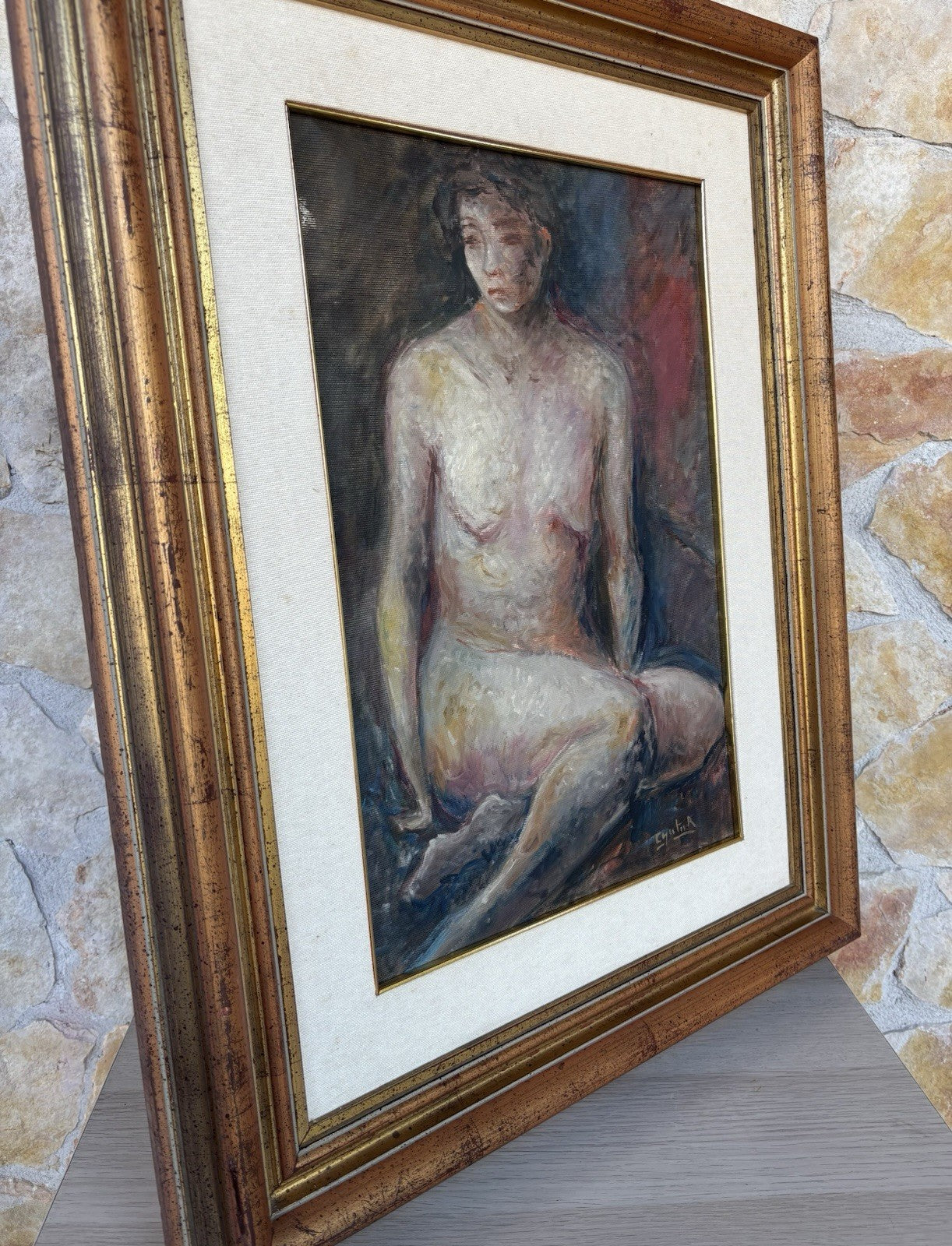 Quadro -Nudo Artistico- Rubens Capaldo dipinto a olio su tela