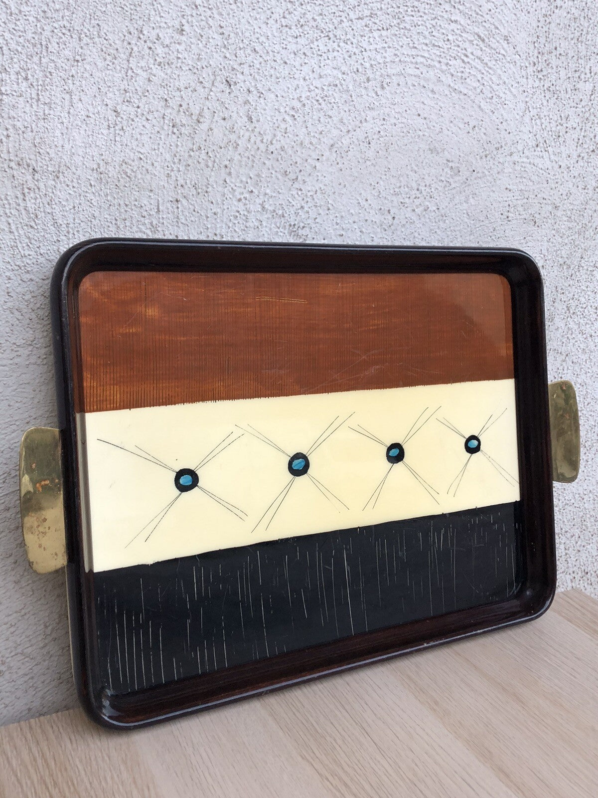 Vassoio art deco Fada asiago in legno