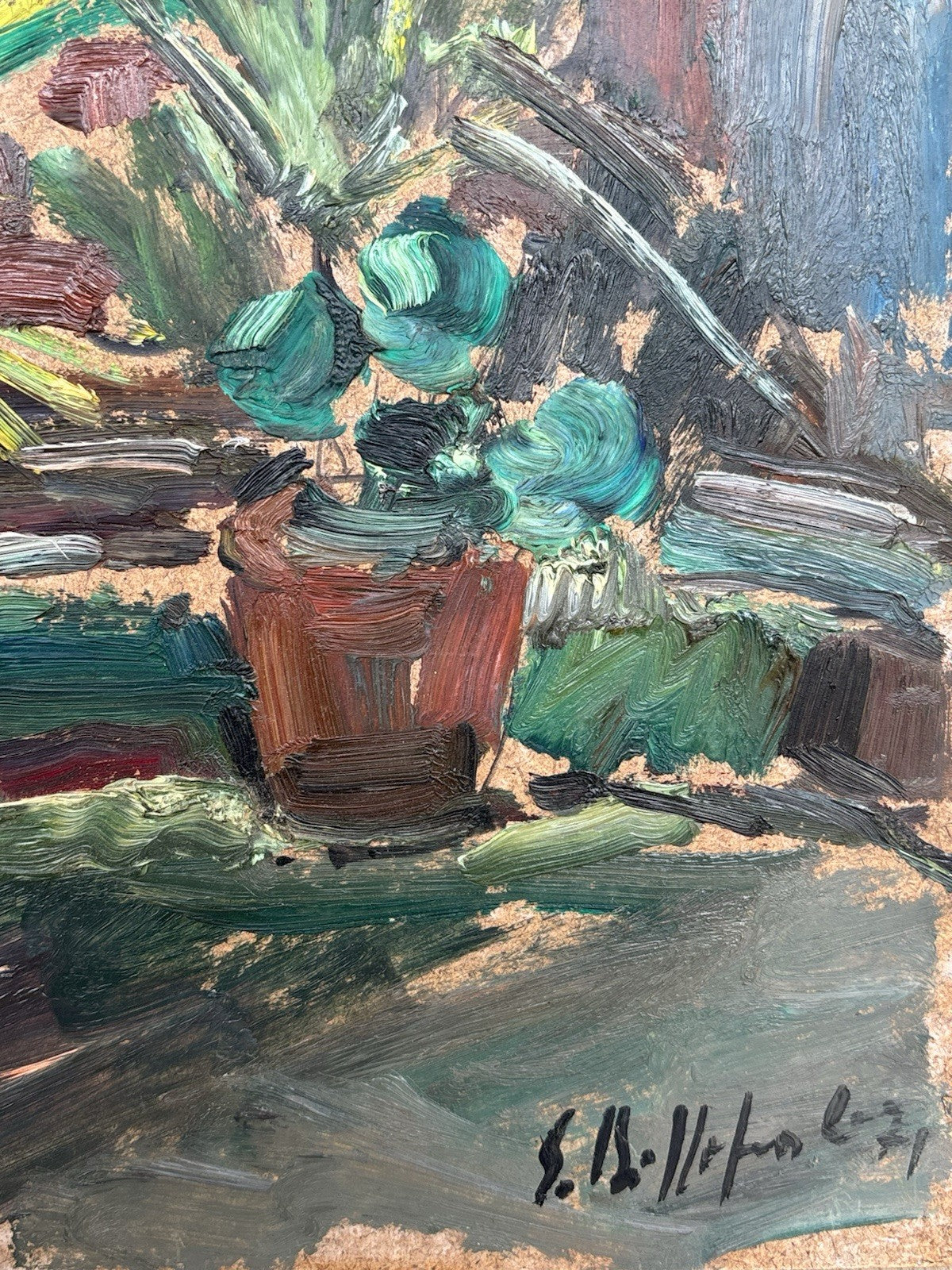 Quadro -Albero Spoglio- Edmondo Di Napoli- dipinto a olio