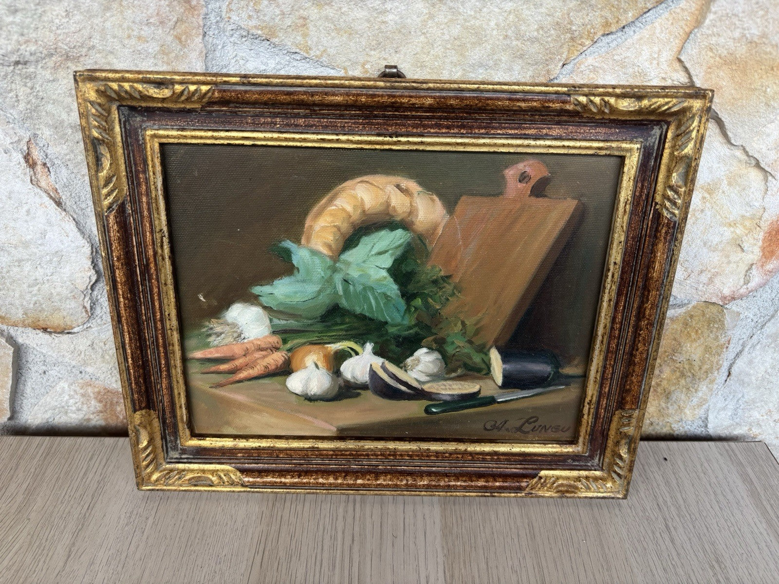 Quadro vintage -Natura Morta- dipinto a olio