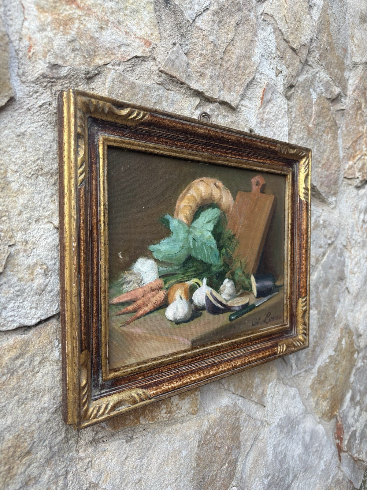 Quadro vintage -Natura Morta- dipinto a olio