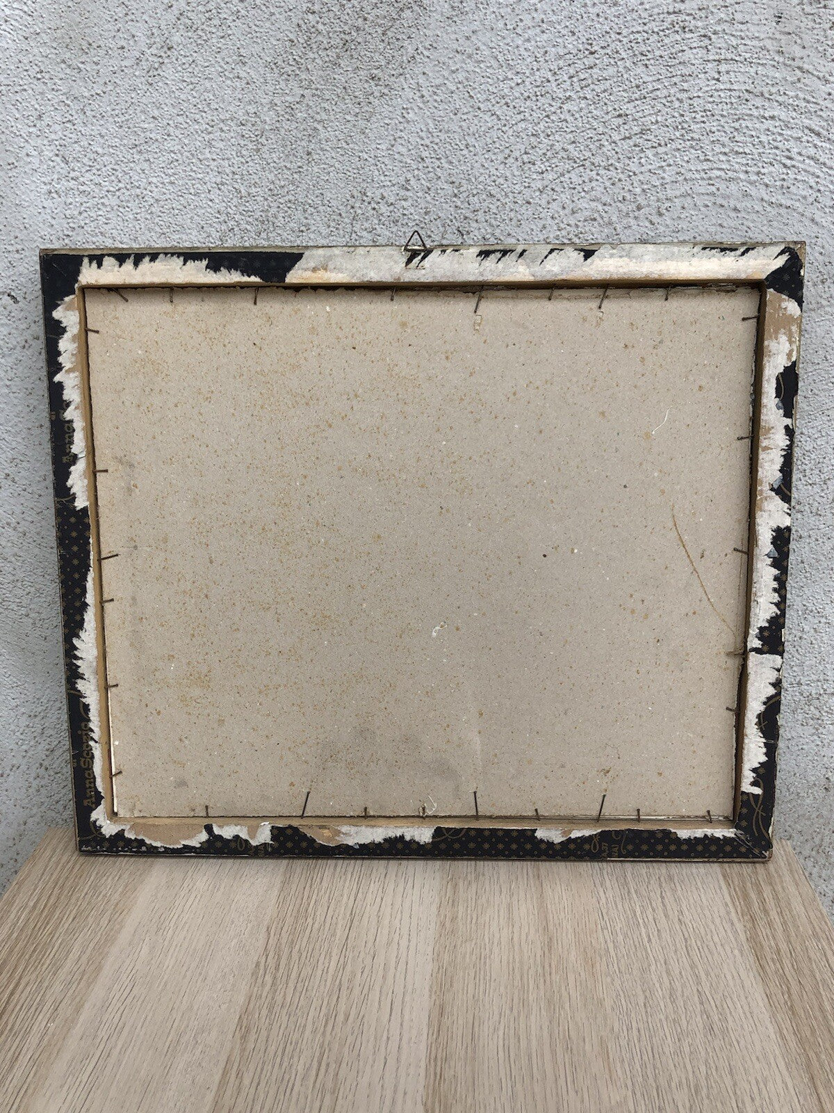 Quadro vintage -Paesaggio Con Figure- dipinto a tecnica Mista
