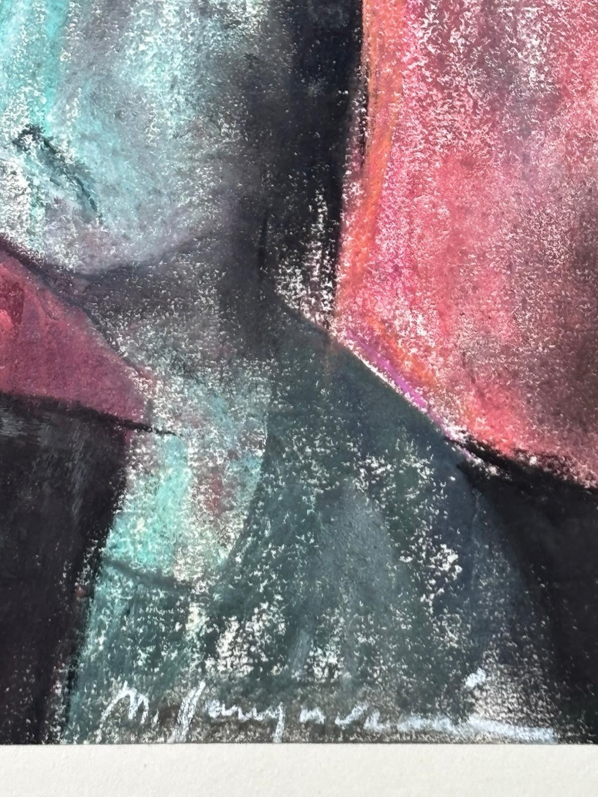 Quadro-Figura Astratta- Mario Sangiovanni tecnica mista