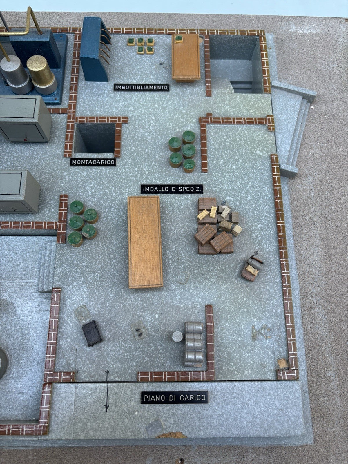 Modello Architettonico vintage, Olificio, Toffoli E Figli, Modello Scientifico