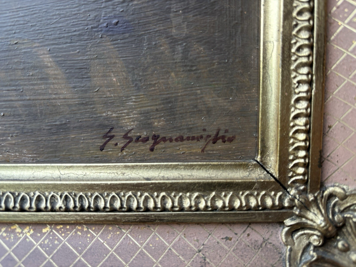 Quadro -Natura Morta- Giuseppe Scogniamiglio dipinto a olio