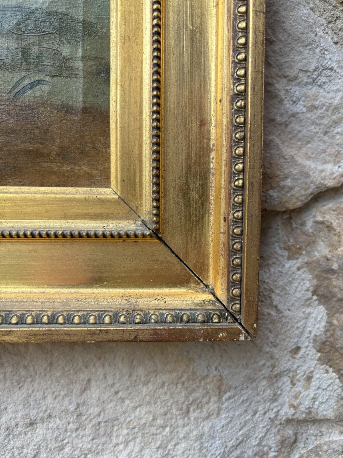 Quadro antico -Paesaggio Bucolico- dipinto a olio su tela