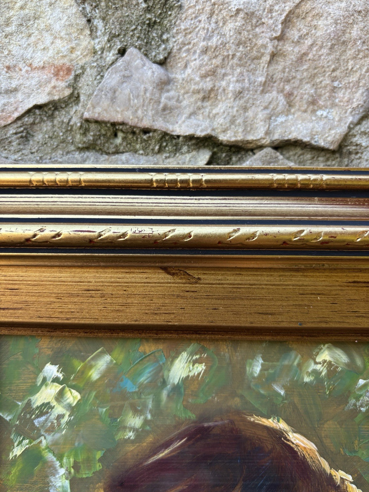 Quadro -Profilo Di Donna- Salvatore Rodriquez dipinto a olio