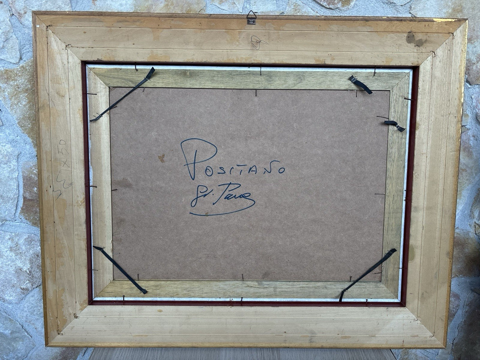 Quadro -Positano- Giovanni Pane dipinto a olio