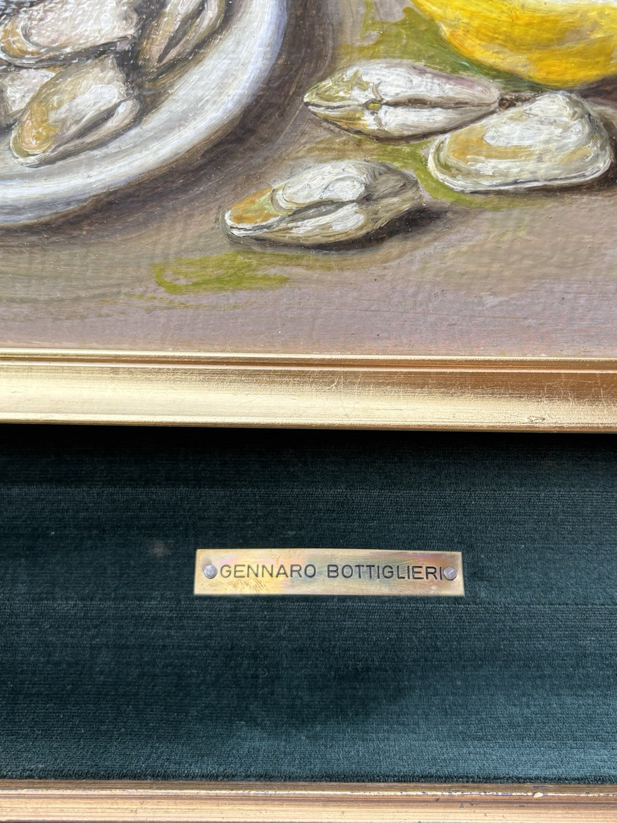 Quadro -Natura Morta- Gennaro Bottiglieri dipinto a olio
