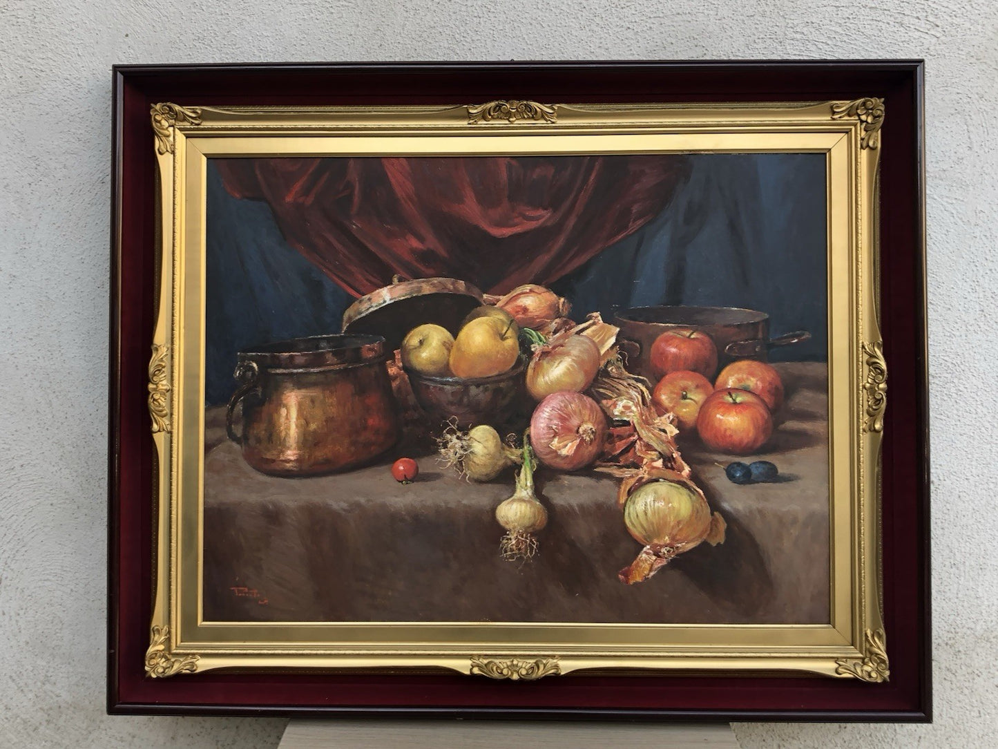 Quadro -Natura Morta- Giovanni Parlato dipinto a olio
