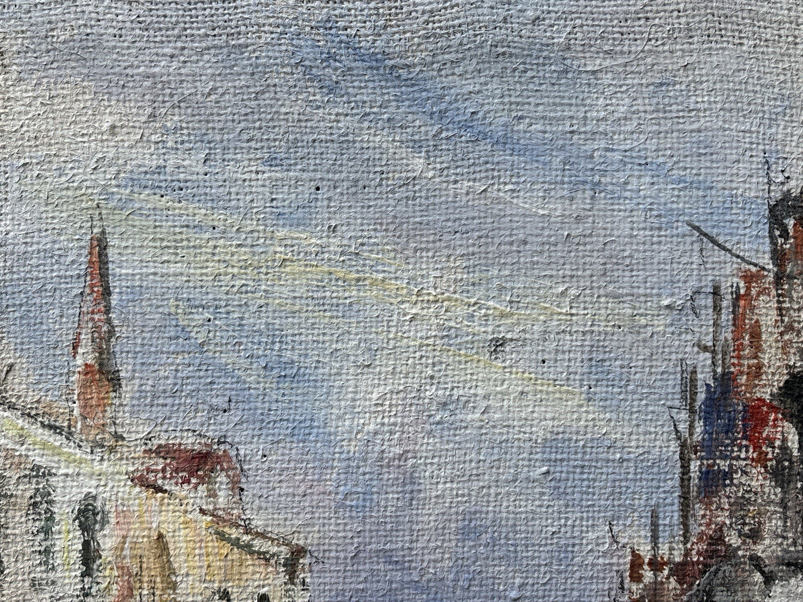Quadro -Venezia- Edmondo Di Napoli dipinto a olio su tela