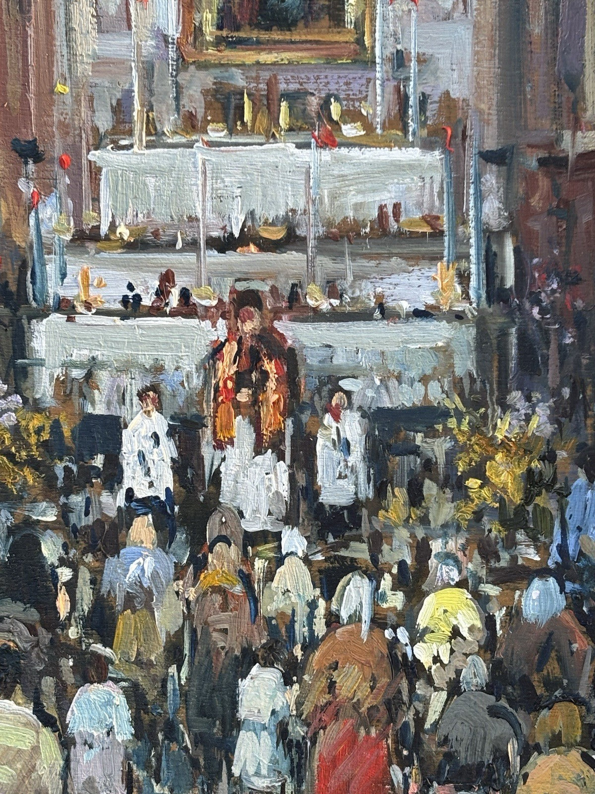 Quadro -Interno Di Chiesa- Eniko Esposito dipinto a olio